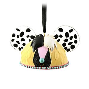 Cruella De Vil Ear Hat Ornament