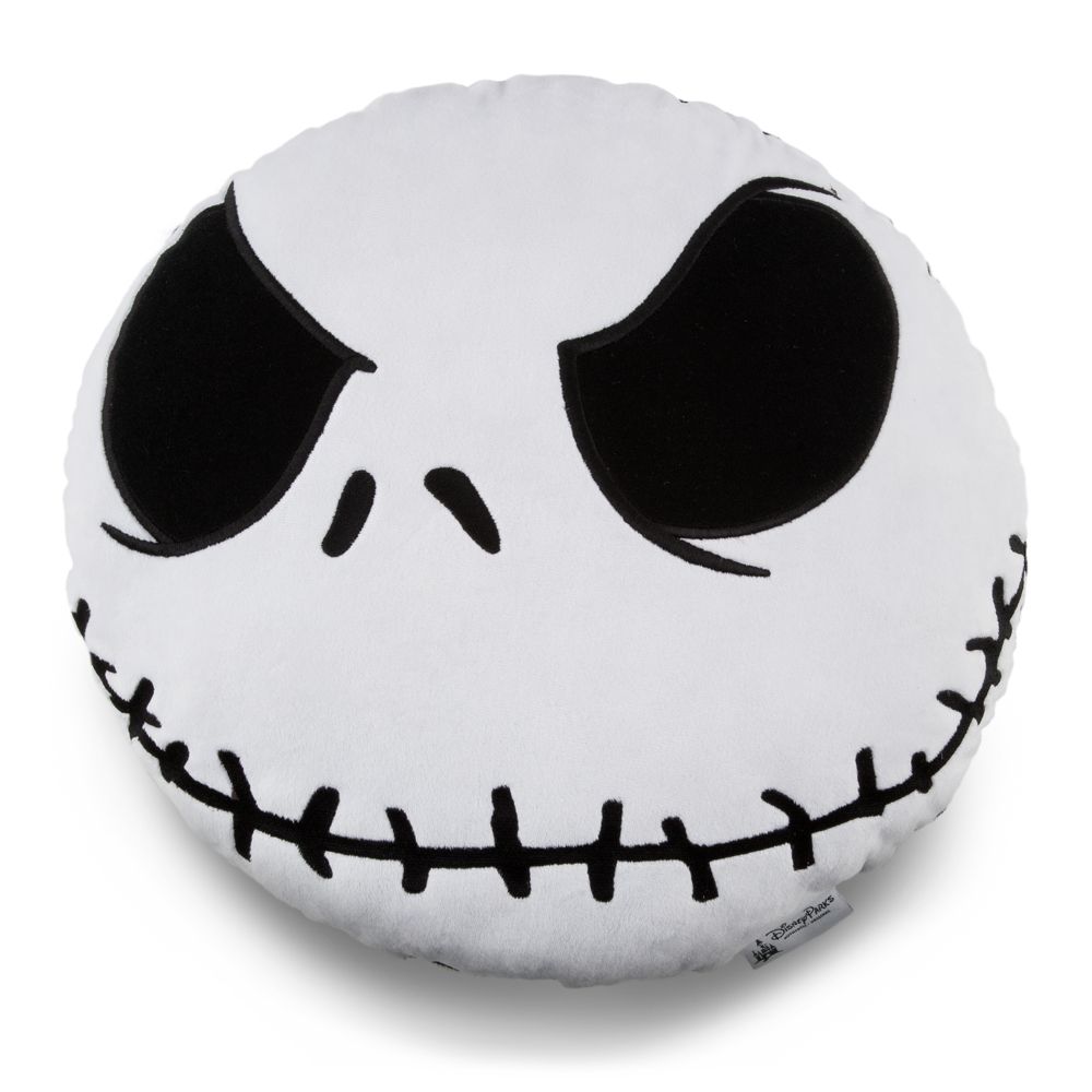 Jack Skellington Head Plush Pillow