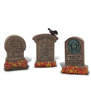 The Haunted Mansion Tombstone Set -- 3-Pc.
