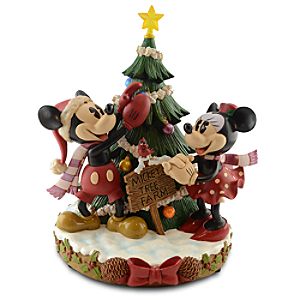 Minnie and Mickey Mouse Tree Figurine
