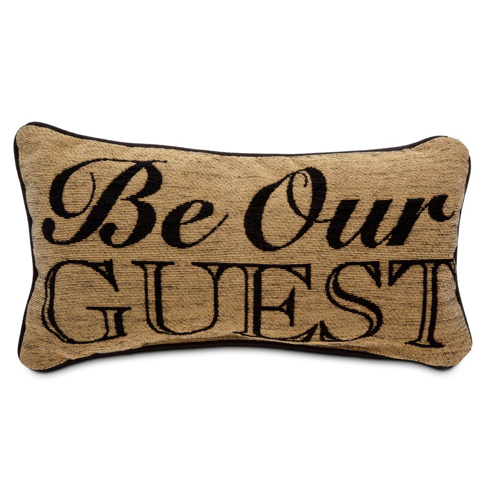 Beauty and the Beast Pillow - "Be Our Guest"