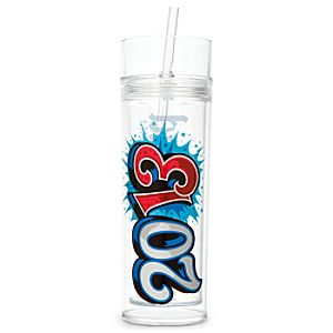 Sorcerer Mickey Mouse Tumbler with Straw - Disneyland 2013