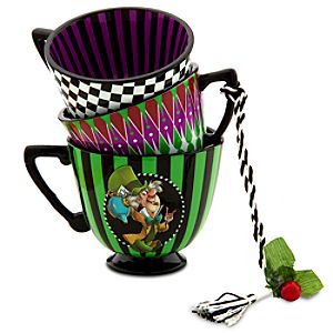 Alice in Wonderland Tea Cup Ornament - The Mad Hatter
