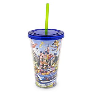 Mickey Mouse and Friends Tumbler with Straw - Disneyland