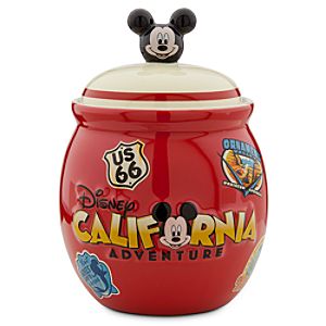 Mickey and Minnie Mouse Disney California Adventure Candy Jar