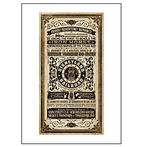 Disneyland Railroad Art Print
