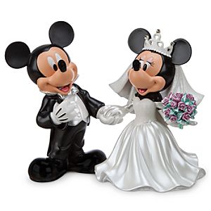 Mickey and Minnie Mouse Wedding Figure