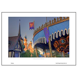 Golden Castle Art Print by Scott Brinegar