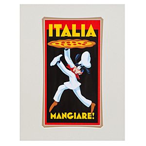 Goofy Pizza Goofy Art Print by Brian Blackmore