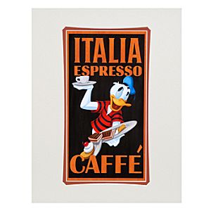Espresso Donald Duck Art Print by Brian Blackmore