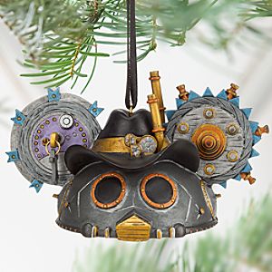 Steampunk Ear Hat Limited Edition Ornament - Cowboy