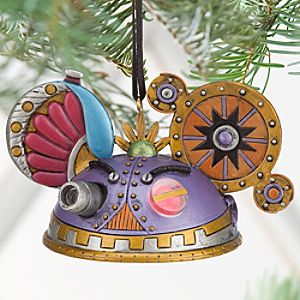 Steampunk Ear Hat Limited Edition Ornament - Purple