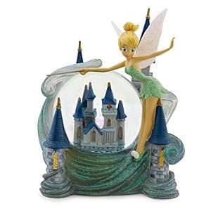 Tinker Bell and Cinderella Castle Snowglobe - Walt Disney World