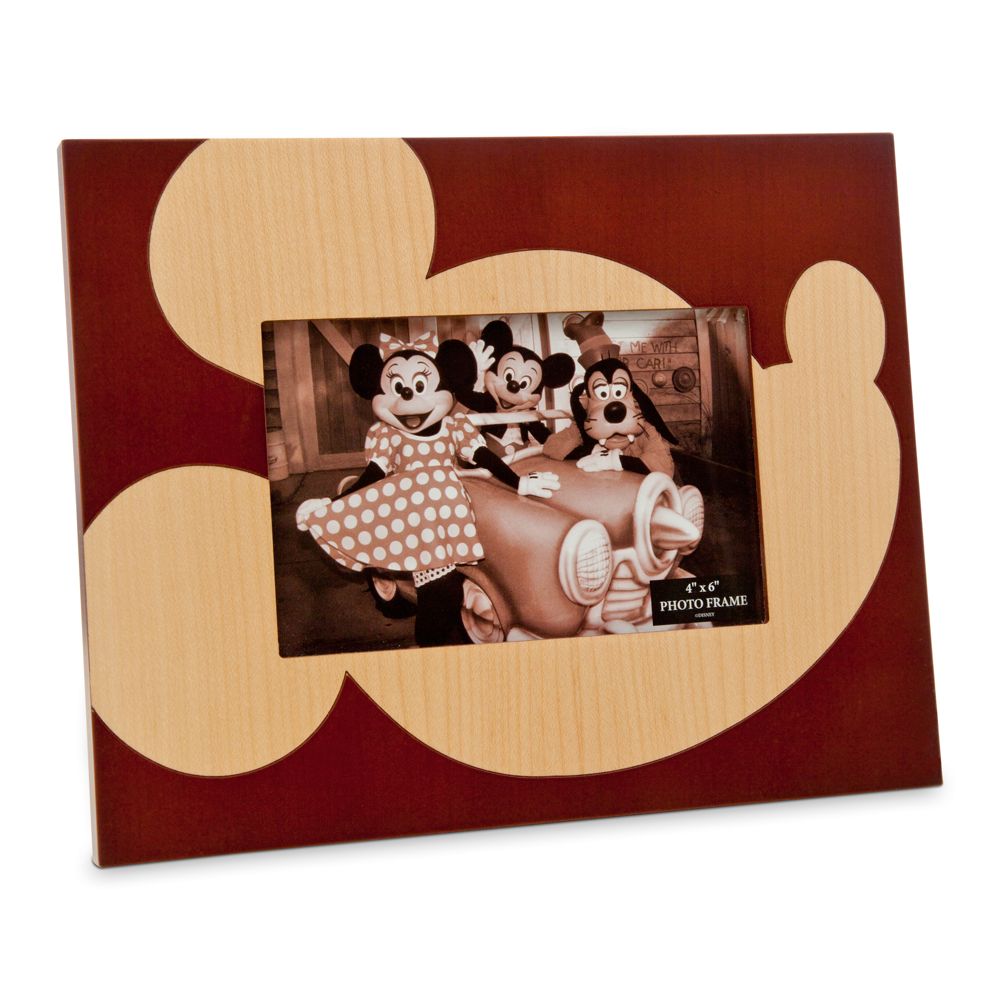 Mickey Mouse Wood Photo Frame - 4 x 6