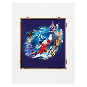 Sorcerer Mickey Magic Lives Art Print