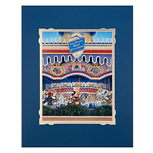 Prince Charming Regal Carrousel Art Print by Maggie Parr