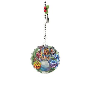 Alice in Wonderland Glass Ornament