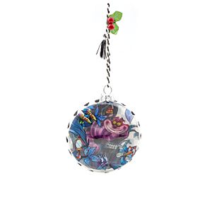 Cheshire Cat Glass Ornament