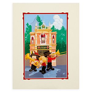 Disneyland Fire Dept. Deluxe Print