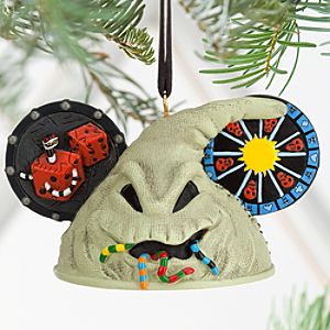 Oogie Boogie Ear Hat Ornament - Tim Burtons The Nightmare Before Christmas