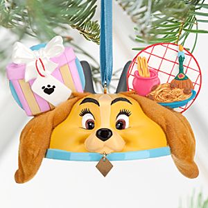 Lady and the Tramp Ear Hat Ornament