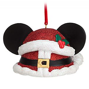 Mickey Mouse Ear Hat Ornament - Christmas