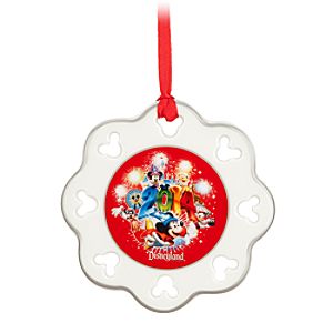 Sorcerer Mickey Mouse and Friends Snowflake Ornament - Disneyland 2014