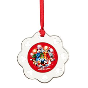 Sorcerer Mickey Mouse and Friends Snowflake Ornament - Walt Disney World 2014