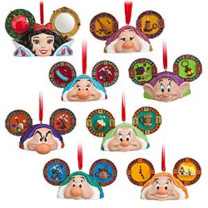 Snow White and the Seven Dwarfs Ear Hat Ornament Set
