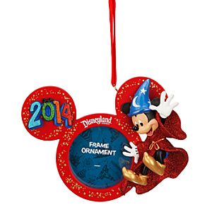Sorcerer Mickey 2014 Frame Ornament - Disneyland