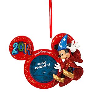 Sorcerer Mickey 2014 Frame Ornament - Walt Disney World