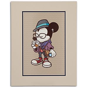 Mickey Mouse Hipster Mickey Art Print by Jerrod Maruyama