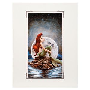 Ariel Little Mermaid Deluxe Print by Darren Wilson