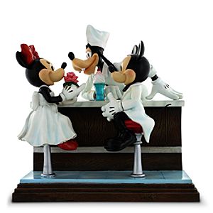 Mickey and Minnie Mouse with Goofy After the Prom Figure