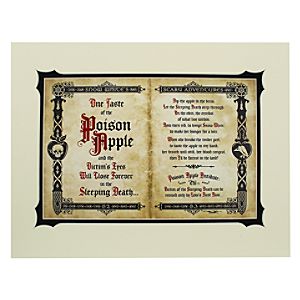 Snow White The Poison Apple Deluxe Print by Jeremy Fulton