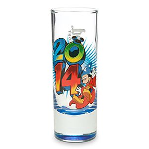 Sorcerer Mickey Mouse and Friends Mini Glass - Disneyland 2014