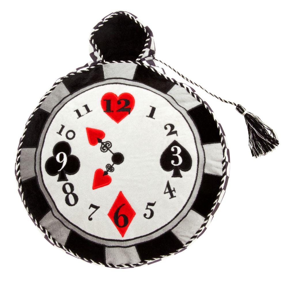 White Rabbit Pocket Watch Pillow - Alice in Wonderland