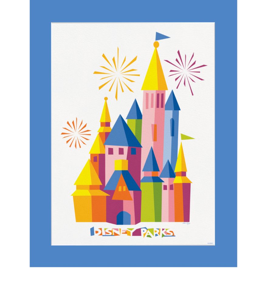 Disney Parks Castle Deluxe Print - 2014 - Limited Time Magic