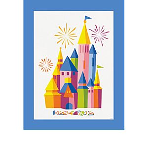 Disney Parks Castle Deluxe Print - 2014 - Limited Time Magic