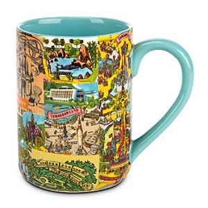 Magic Kingdom Map Mug