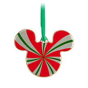Mickey Icon Ornament - Peppermint