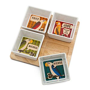 Enchanted Tiki Room Appetizer Tray and Bowl Set
