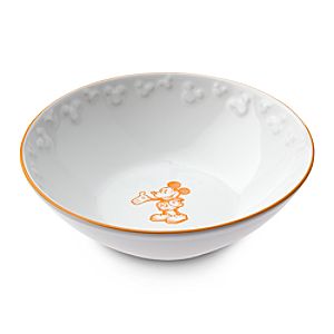 Gourmet Mickey Mouse Bowl - White/Pumpkin