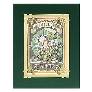 Mad Hatter M. Hatter Milliner to the Queen Deluxe Print by Mike Peraza