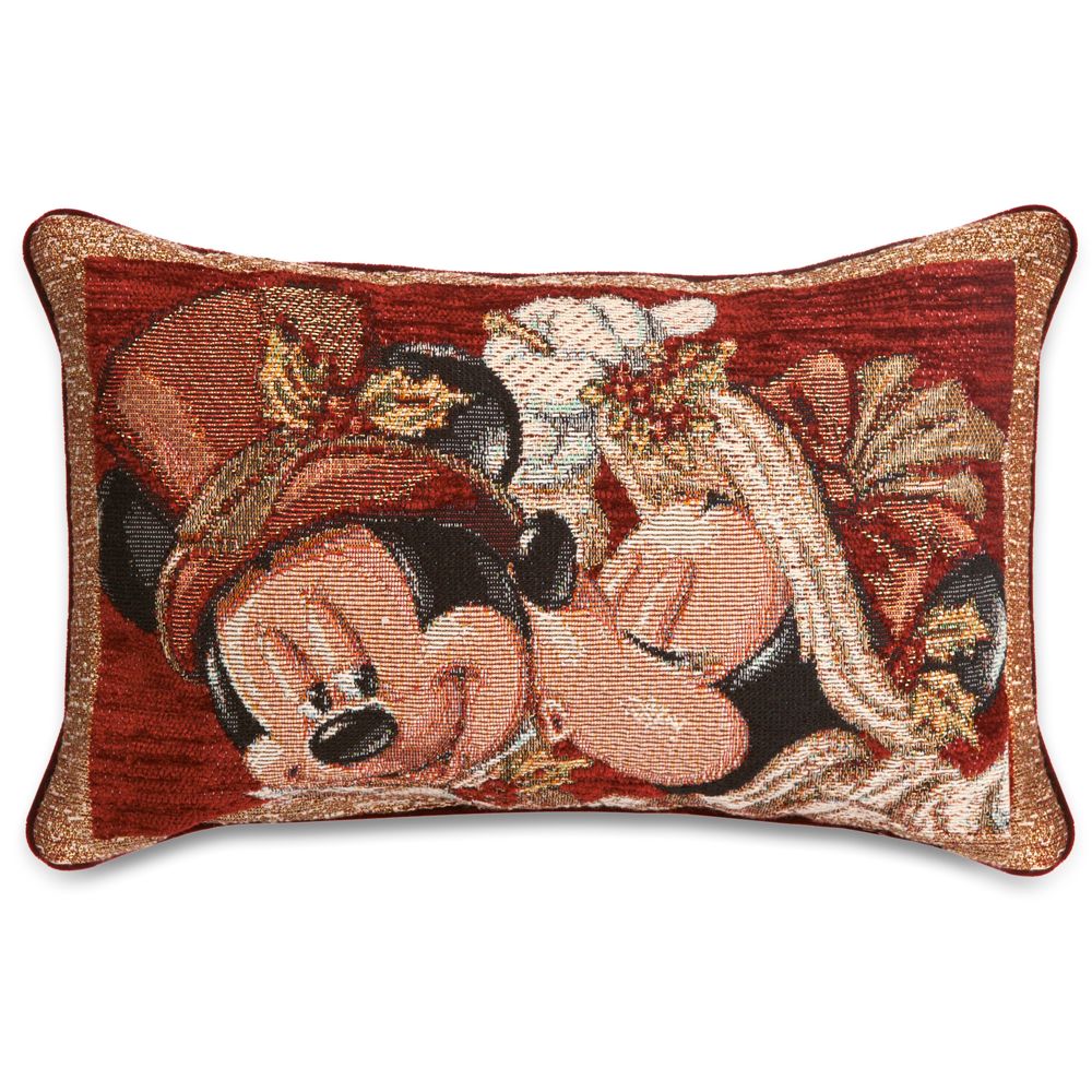 Mickey Mouse Victorian Holiday Pillow Shufflezoom