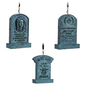 The Haunted Mansion Tombstone Ornament Set