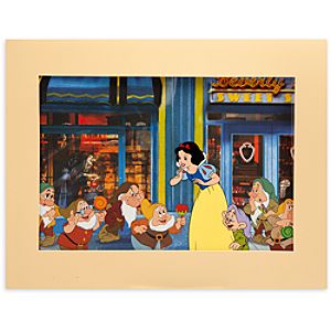 Snow White and the Seven Dwarfs Look What I Got Cel by Disneys Hollywood Studios Ink and Paint - Limited Availability