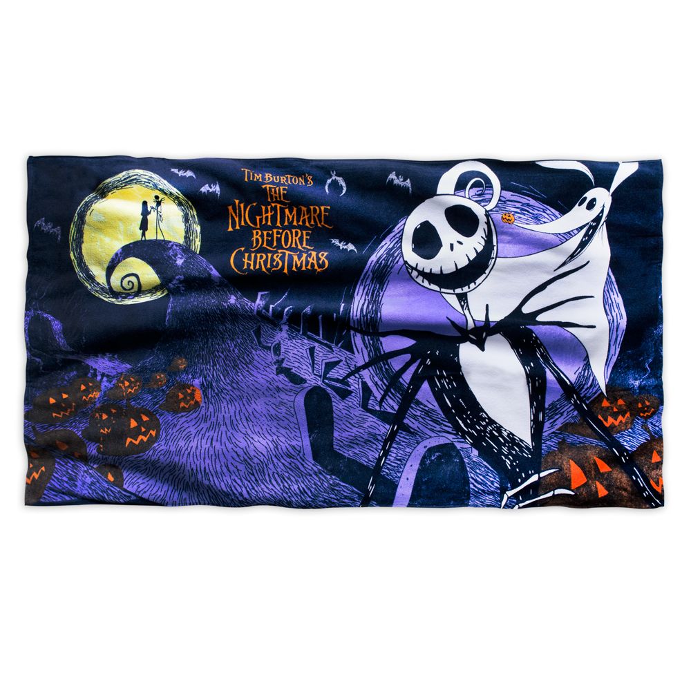 Tim Burton's The Nightmare Before Christmas Beach Towel