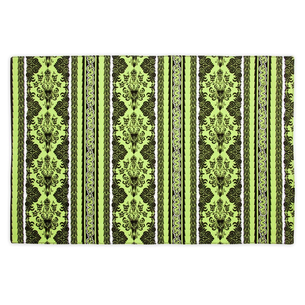The Haunted Mansion Wallpaper Placemat - Green