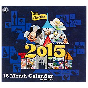 Disneyland 16 Month Calendar